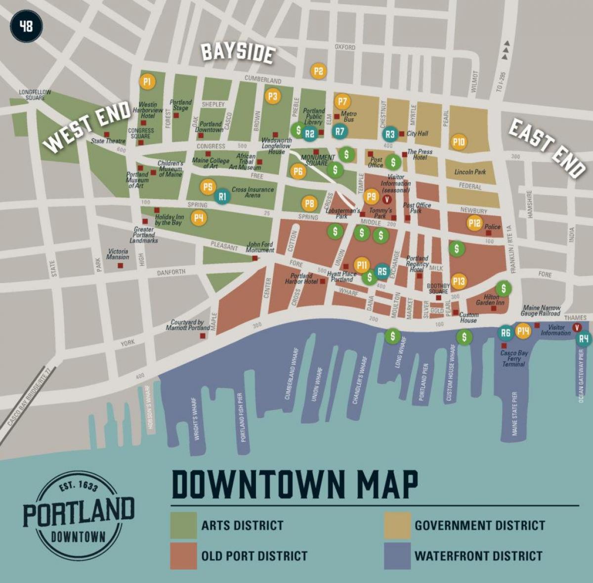 kartta app Portland