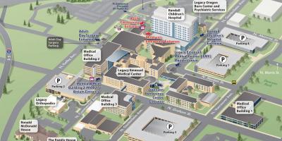 Legacy Emanuel sairaalan kartta
