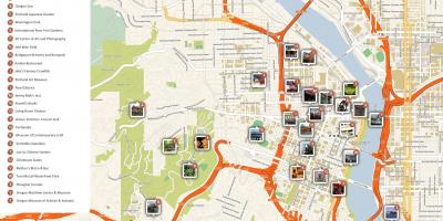 Portland kävely kartta